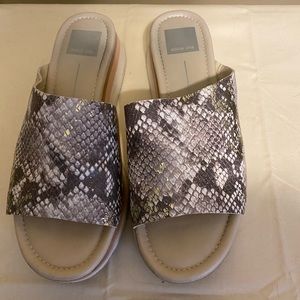 Dolce Vita snake skin sandals